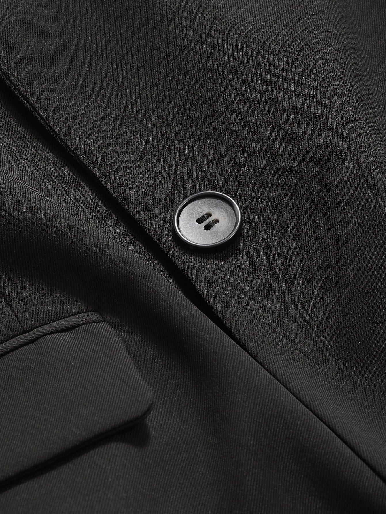 DAZY 1 Peça Blazer Casual Masculino de Ajuste Solto e Cor Sólida, Roupas de Outono