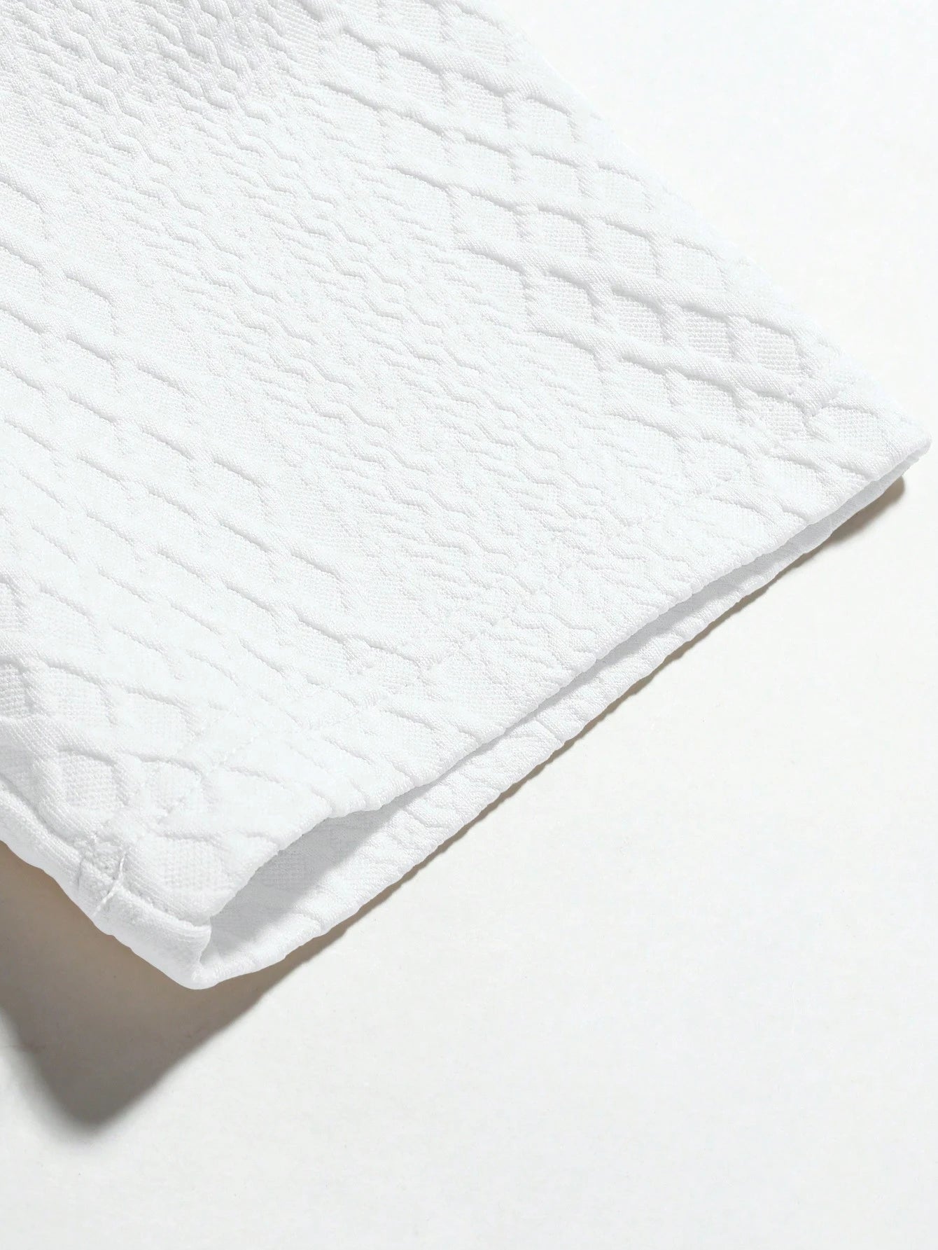 Manfinity Hypemode Homens Sólido Ombro Caído Camiseta Polo