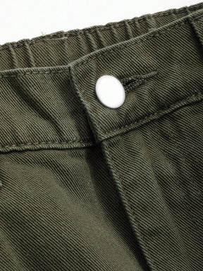 DAZY Calça Jeans De Perna Larga Com Detalhe De Bolso