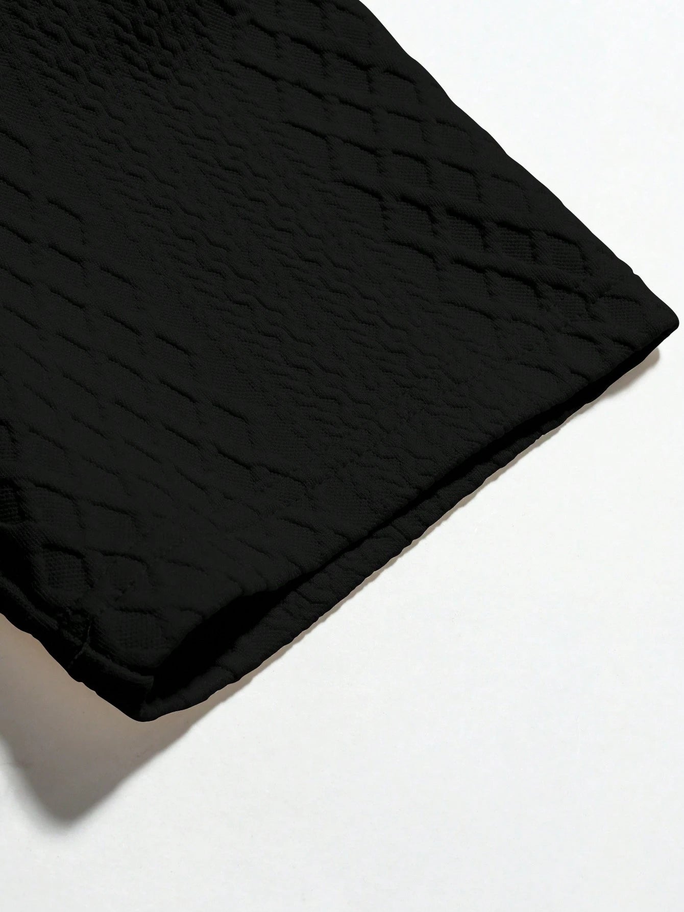 Manfinity Hypemode Homens Sólido Ombro Caído Camiseta Polo