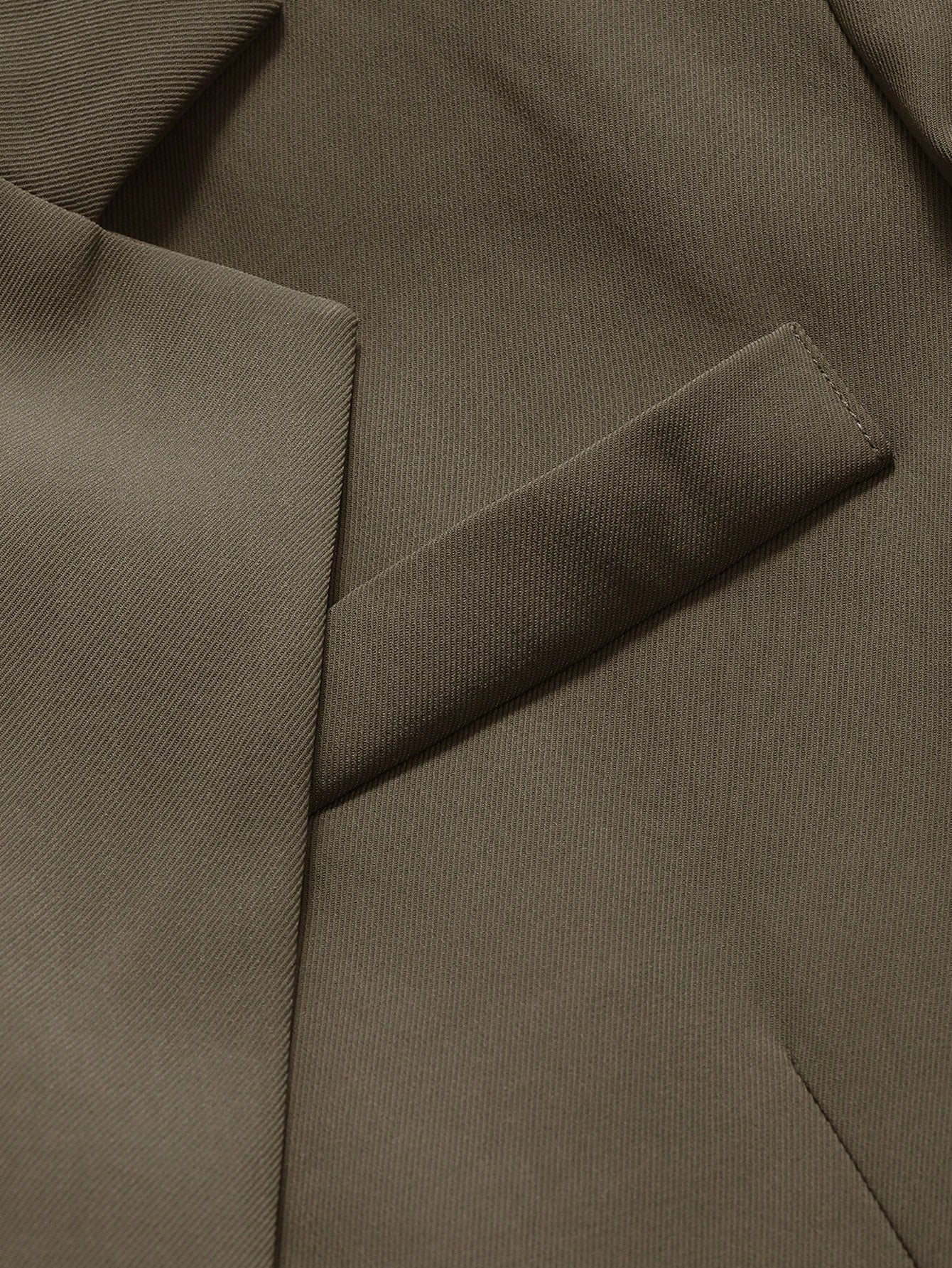 DAZY 1 Peça Blazer Casual Masculino de Ajuste Solto e Cor Sólida, Roupas de Outono