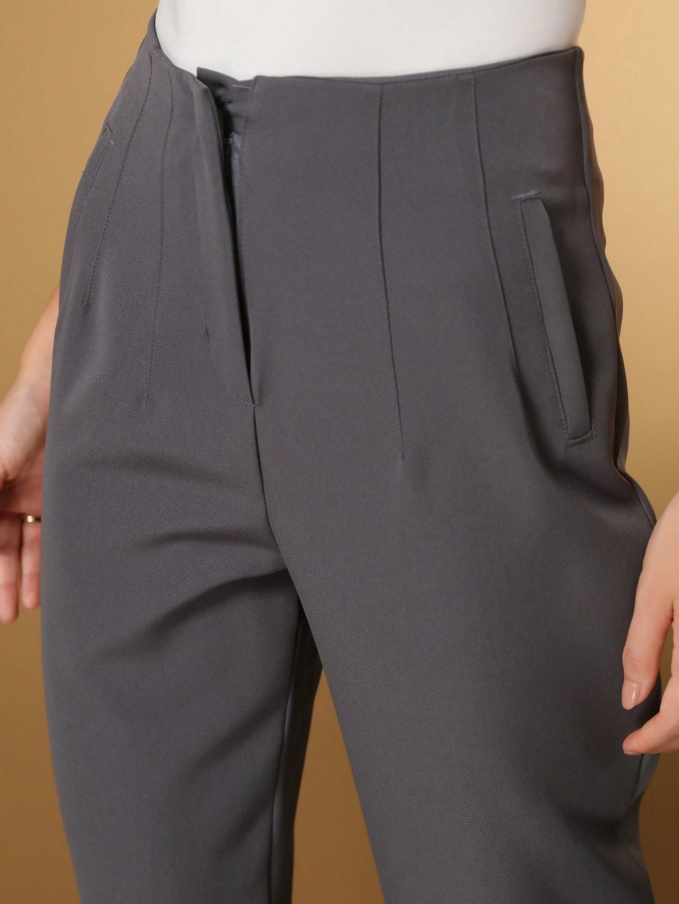 Calça ALFAIATARIA Zr Cintura Alta Tendencia Moda