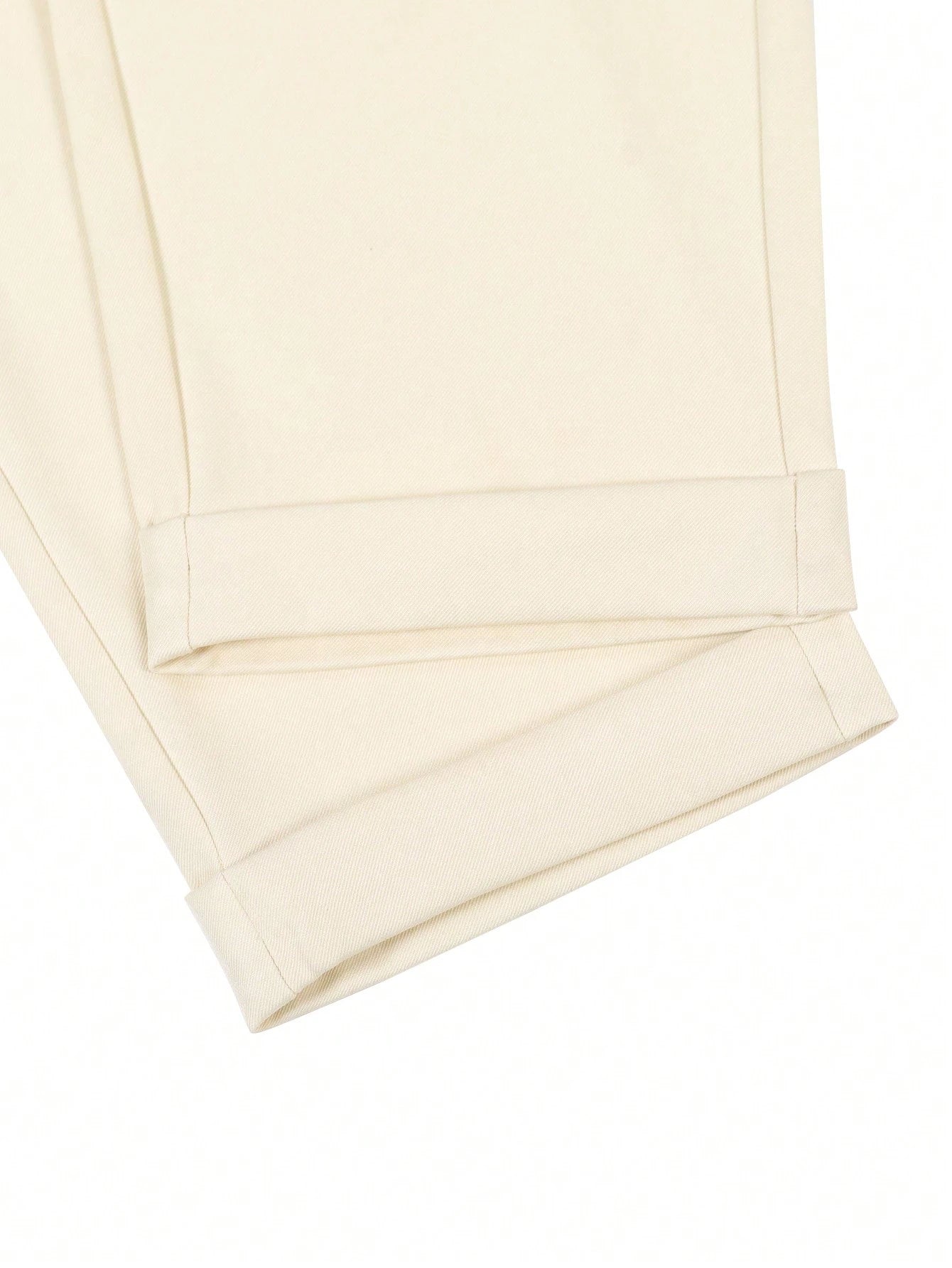 Manfinity Bizformal Calças Casuais de Perna Reta Masculinas Bizformal Manfinity, Calças Versáteis de Estilo Britânico Retrô, Presentes de Namorado, Dia dos Namorados Masculino, Calças Brancas Masculinas