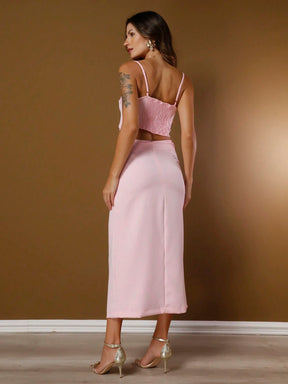 CONJUNTO 2025 últimas modas populares saia suspensórios terno feminino mais vendidos novos produtos