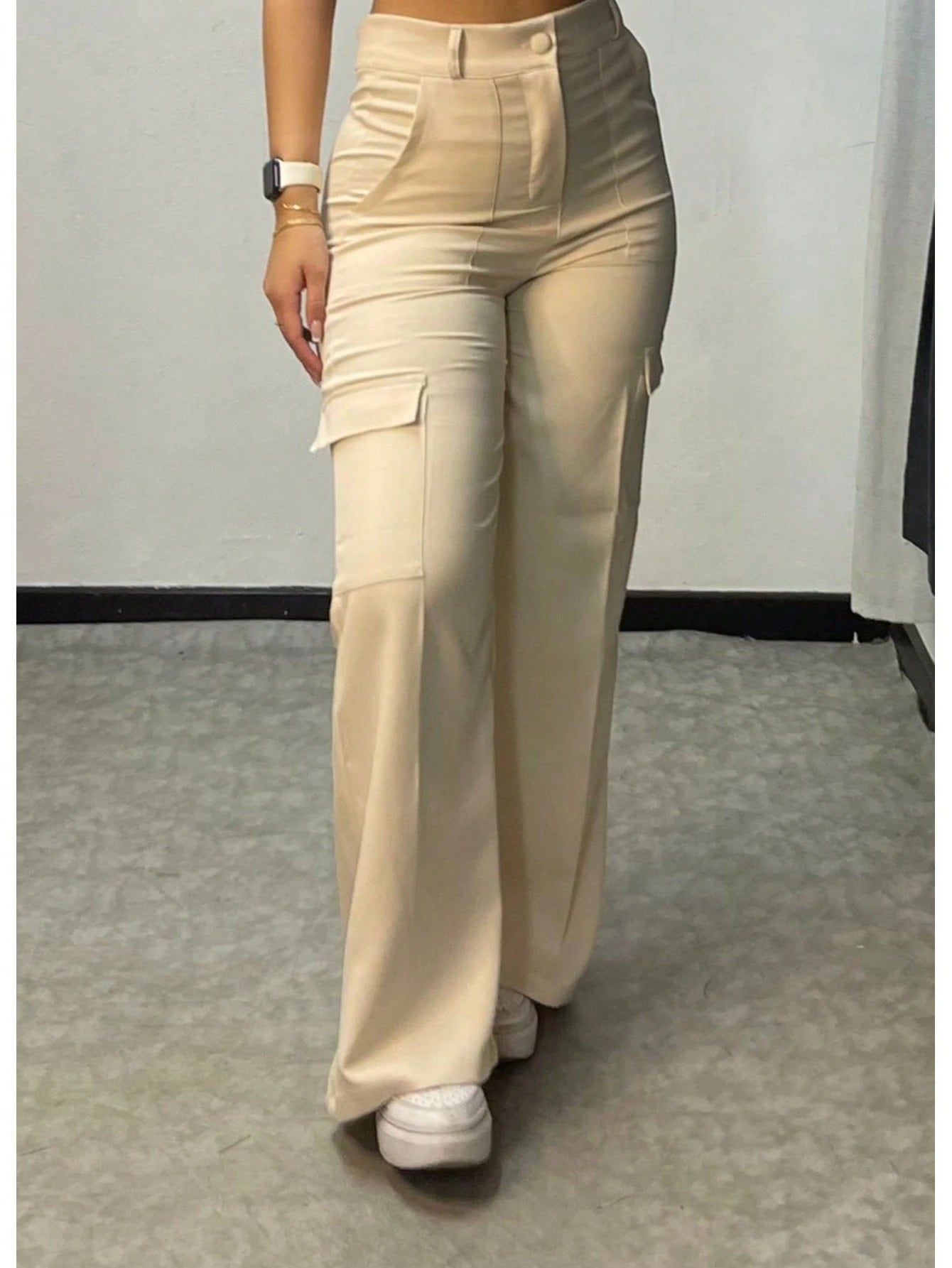 CALÇA ALFAIATARIA CARGO/ CALÇA CARGO/ CARGO PANTS/ CALÇA DESPONJADA/ MODA BLOGUEIRA/ CALÇAS 2025/ CALÇA COM BOLSO