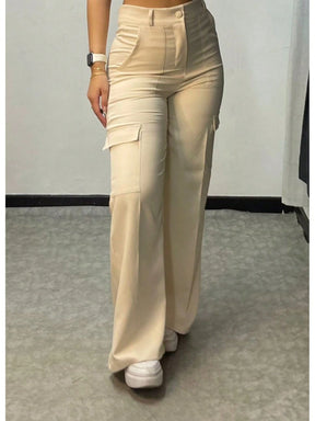 CALÇA ALFAIATARIA CARGO/ CALÇA CARGO/ CARGO PANTS/ CALÇA DESPONJADA/ MODA BLOGUEIRA/ CALÇAS 2025/ CALÇA COM BOLSO