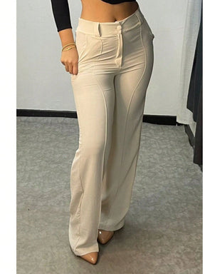 CALÇA PANTALONA NO TECIDO DUNA