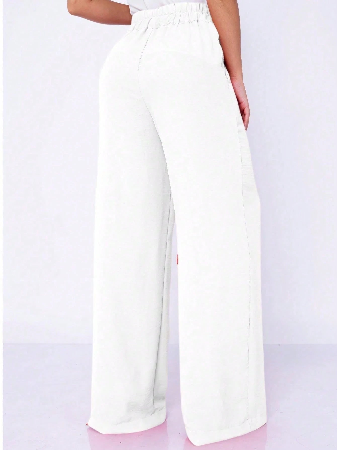 CALÇA PANTALONA NO TECIDO DUNA