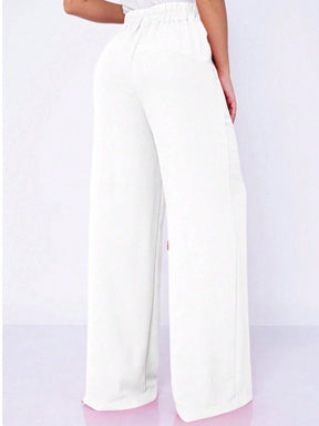 CALÇA PANTALONA NO TECIDO DUNA