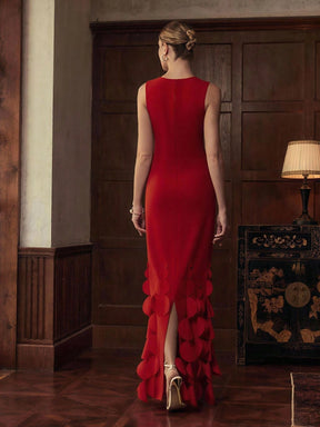 ZEYLAH Vestido Assimétrico Elegante Personalizado para Festa