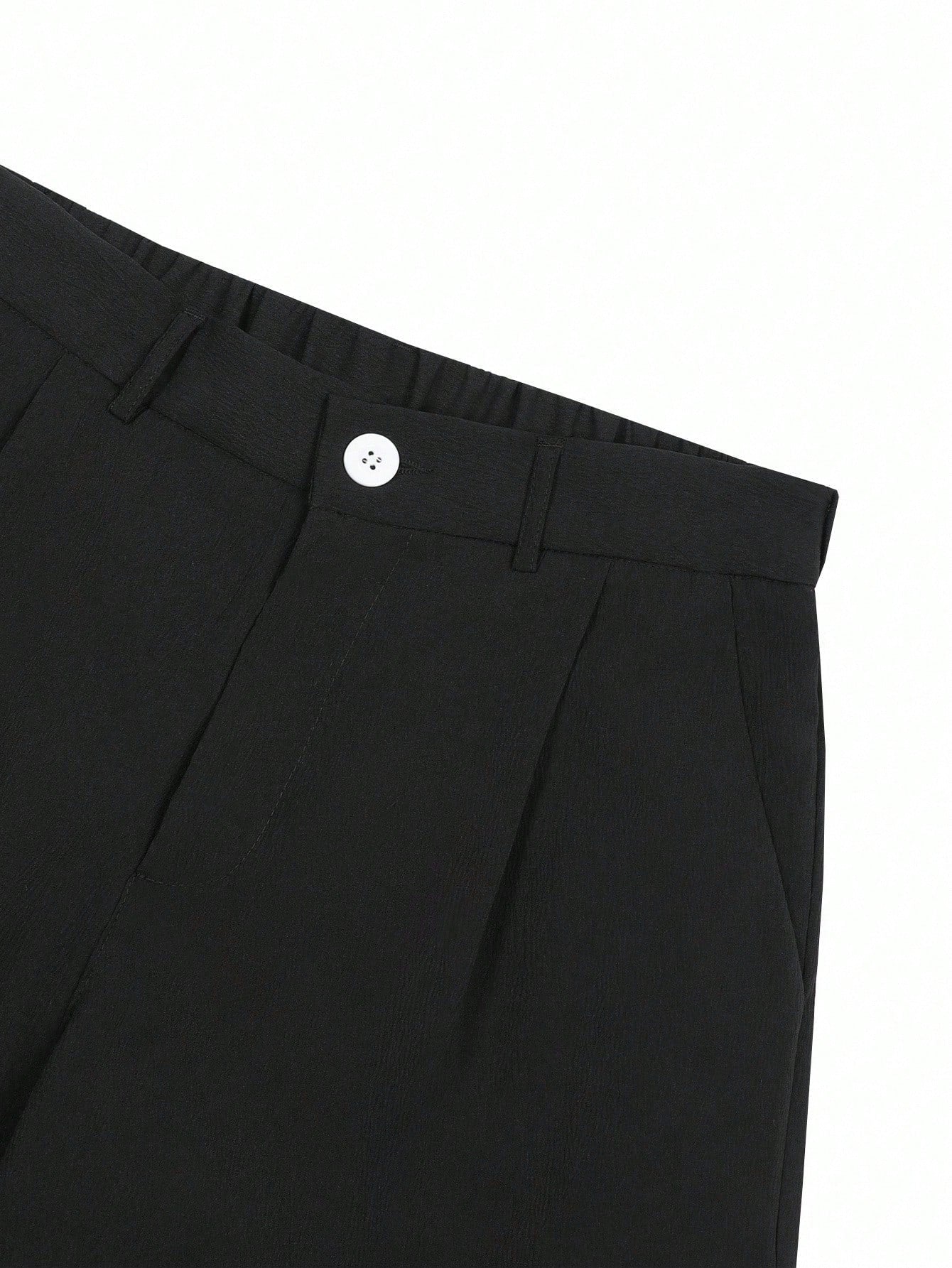 Manfinity Homme Calças Casuais Soltas de Perna Reta Leves e Macias para Verão e Outono