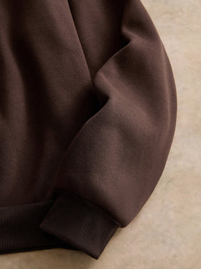 Suéter Casual Masculino de Malha, Ajuste Folgado, Forrado Termicamente, de Manga Longa, Outono/Inverno