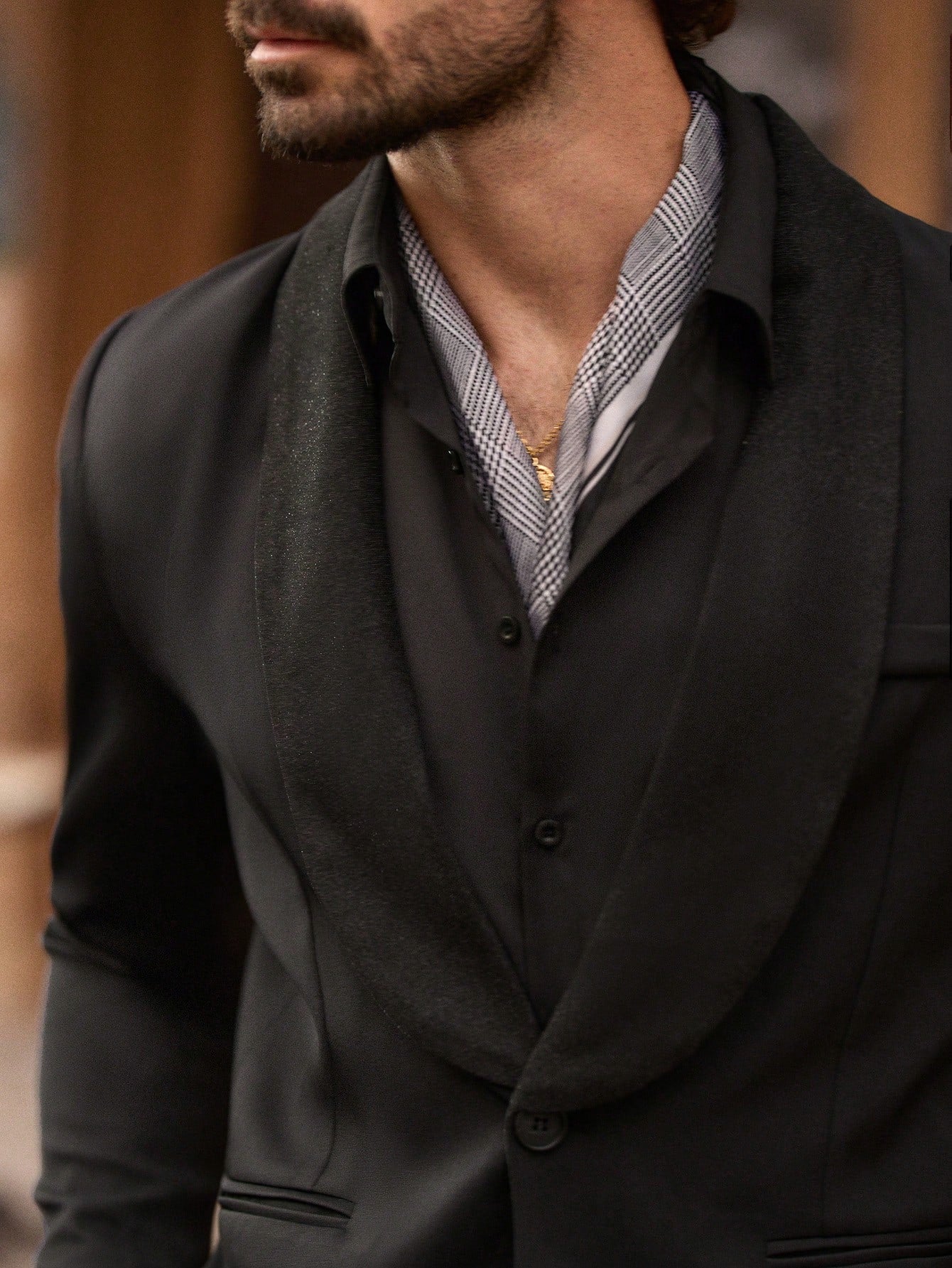 HIMLAND 2 peças/Conjunto Terno Casual Solto Tecido Homens, Conjunto de Linho Homens Terno Casual, Old Money